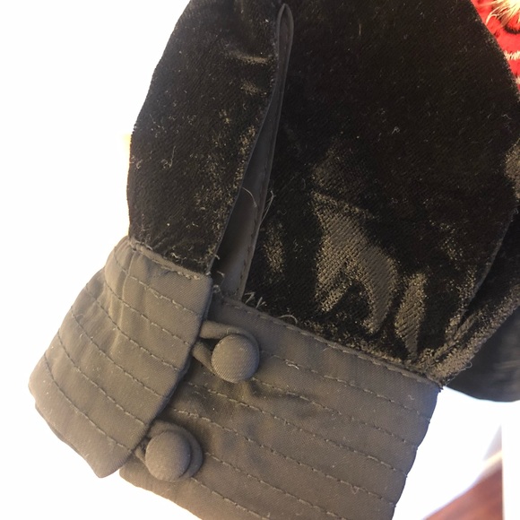 Free People Velvet Emroidered Black Boho Dress - Picture 4 of 4